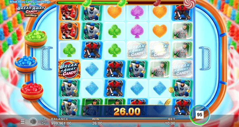 Break Away Candy - fillimi i Free Spins me një Multiplier Trail në rritje